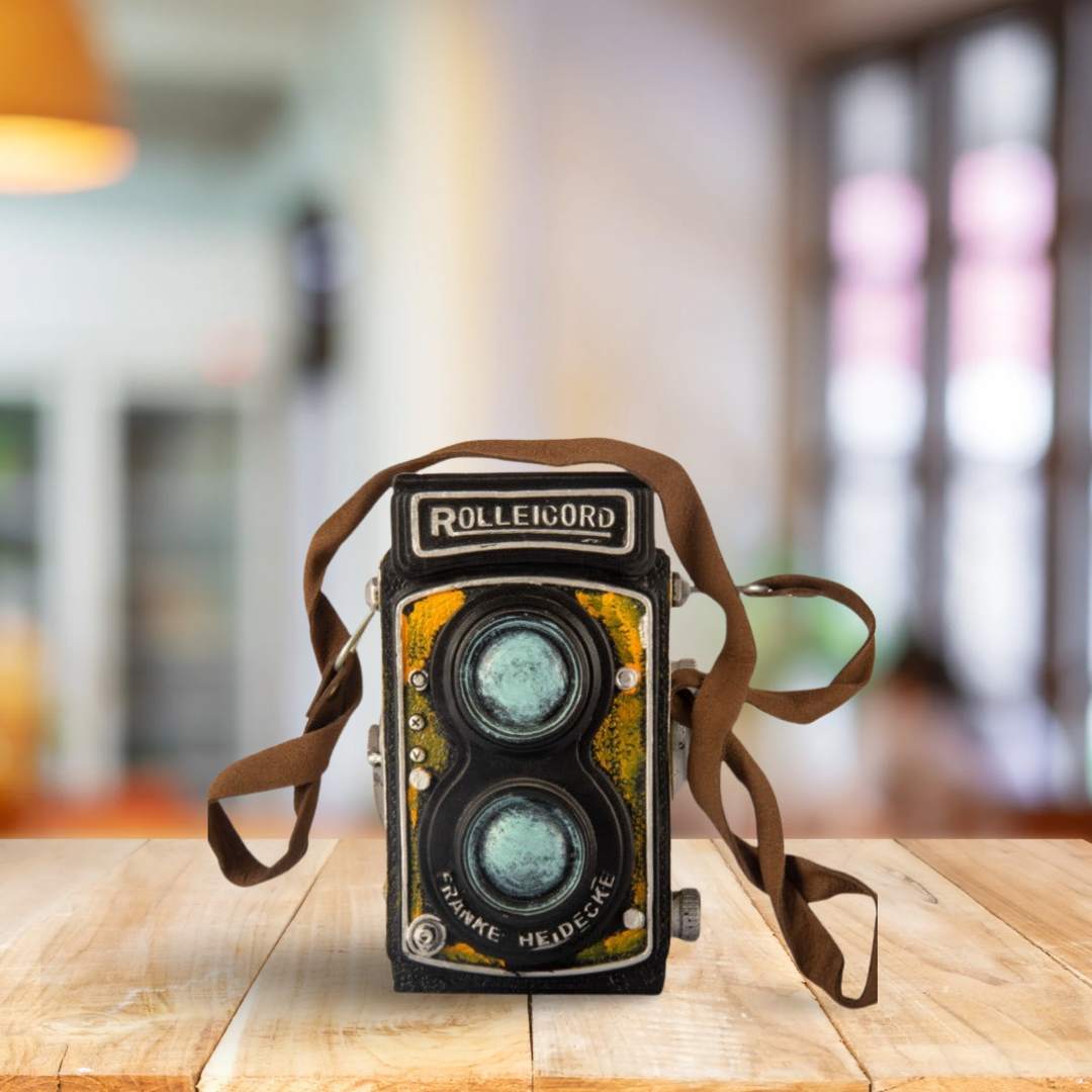 Unique Yellow Rolleicord Camera – bellezacasa-in