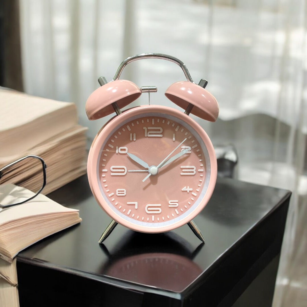 Table Top Clock Pink