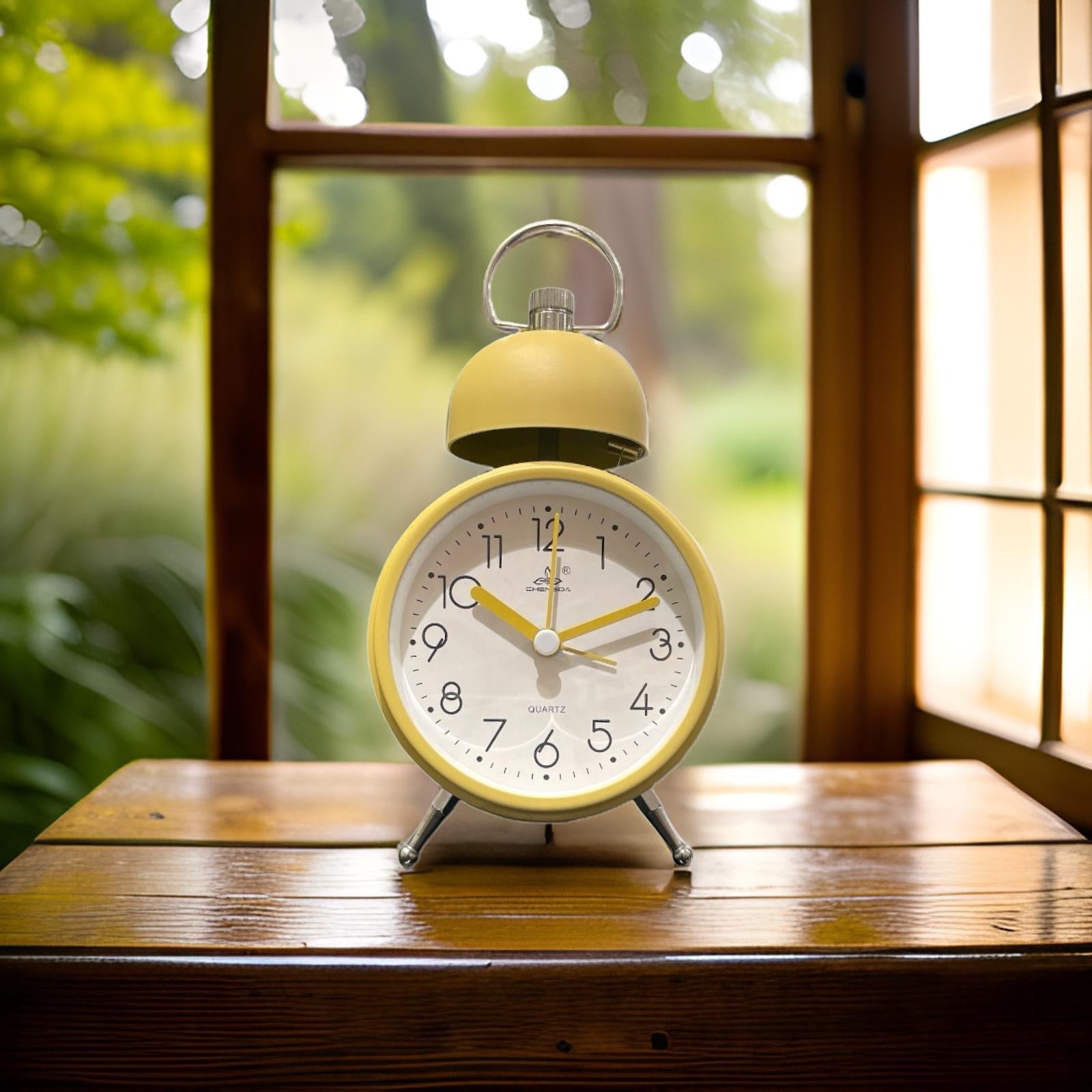 Table Top Clock Yellow